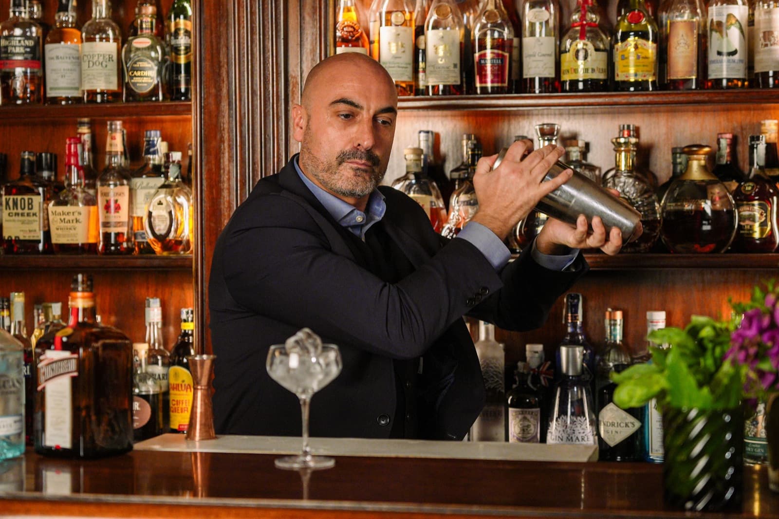 Bartending di lusso — Dal set