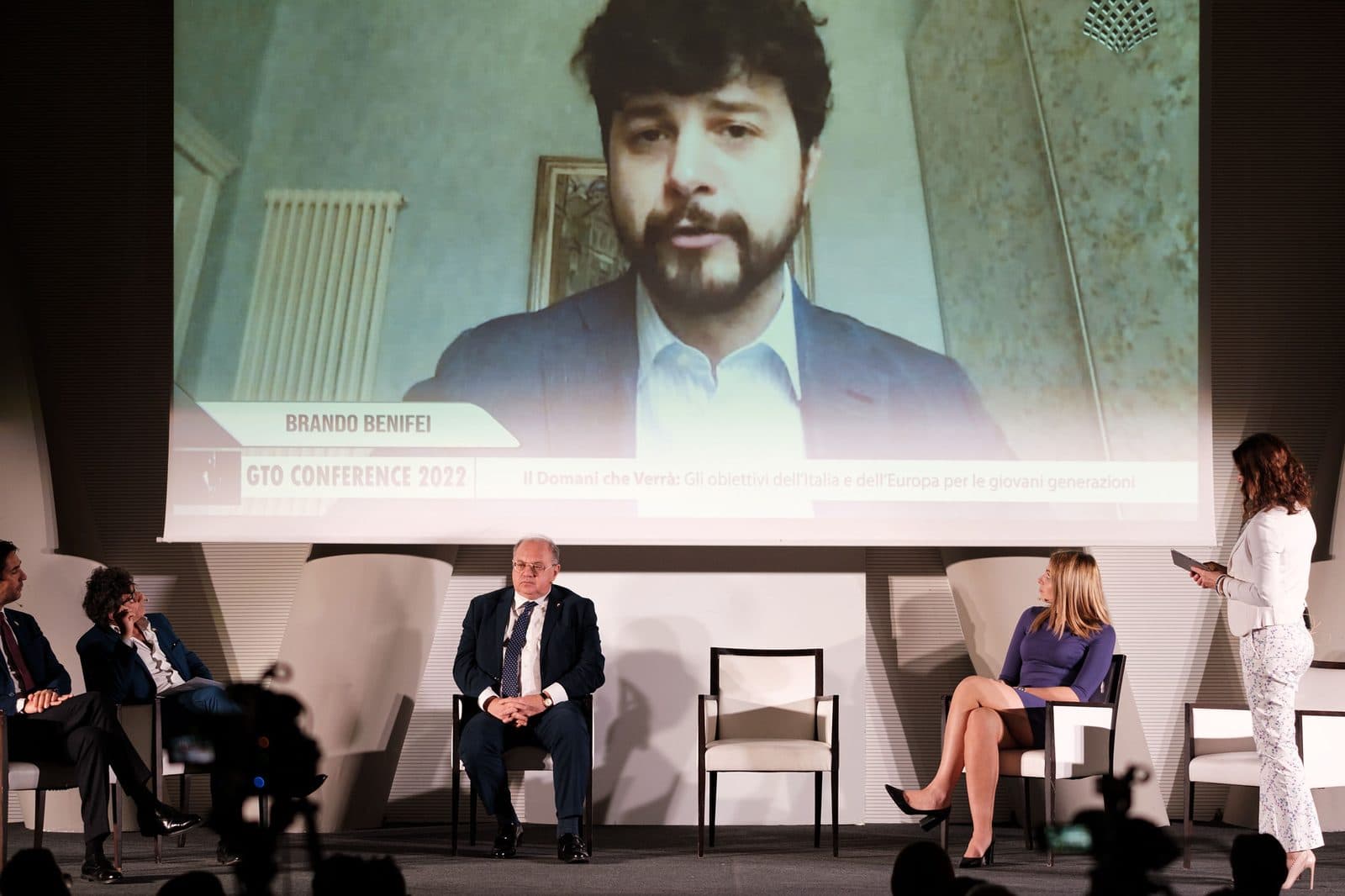 Brando Benifei, Member of the European Parliament, joining by video link