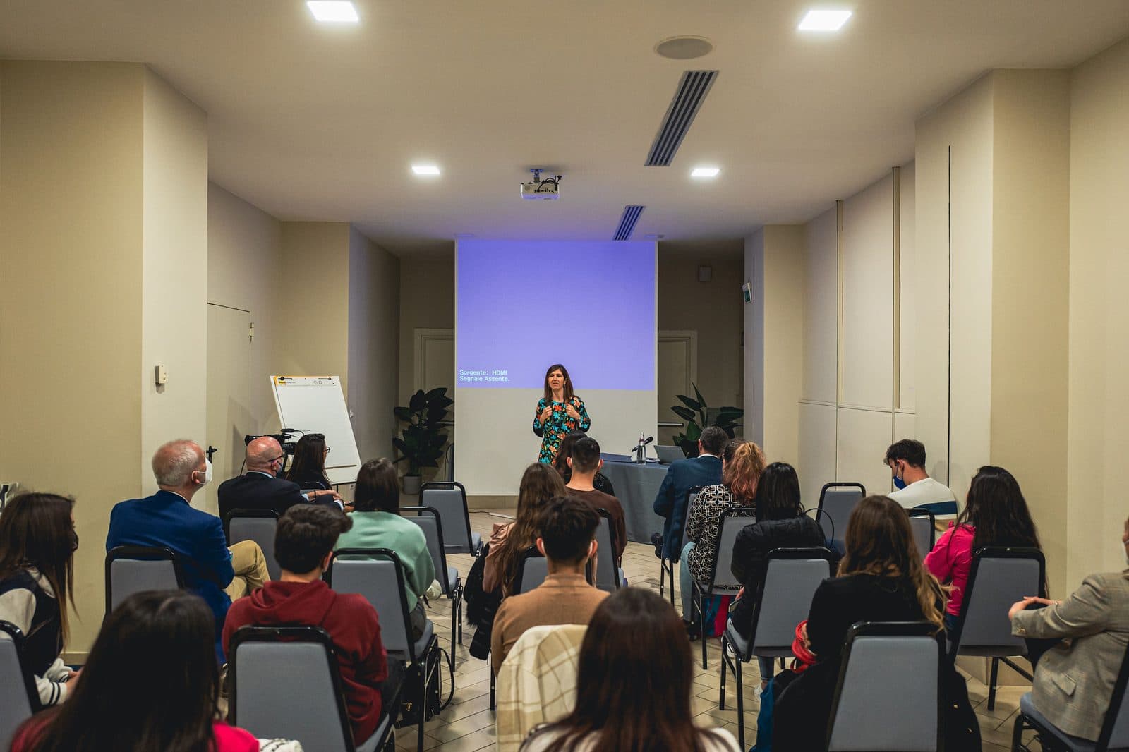 A DolceVita introduction-to-hospitality session in an Italian hotel school