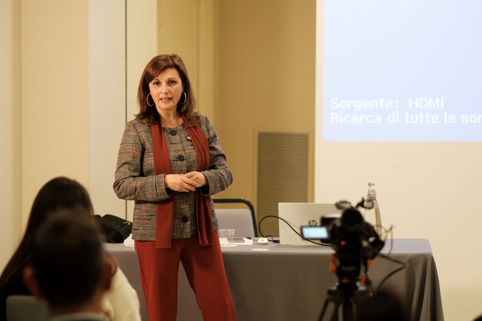 A DolceVita introduction-to-hospitality session in an Italian hotel school