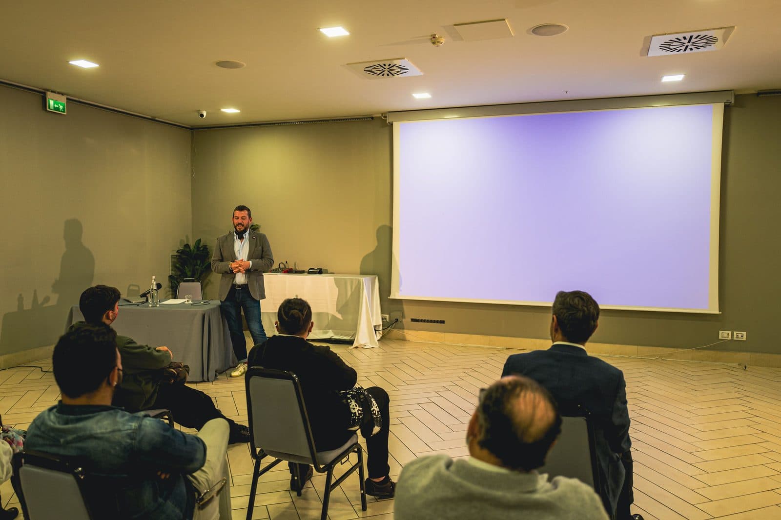 A DolceVita introduction-to-hospitality session in an Italian hotel school