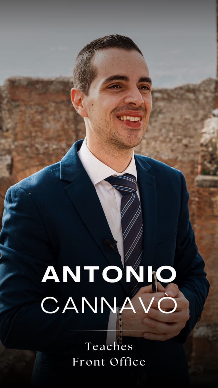 Antonio Cannavò — Front Office Manager, Villa Sant'Andrea, a Belmond Hotel