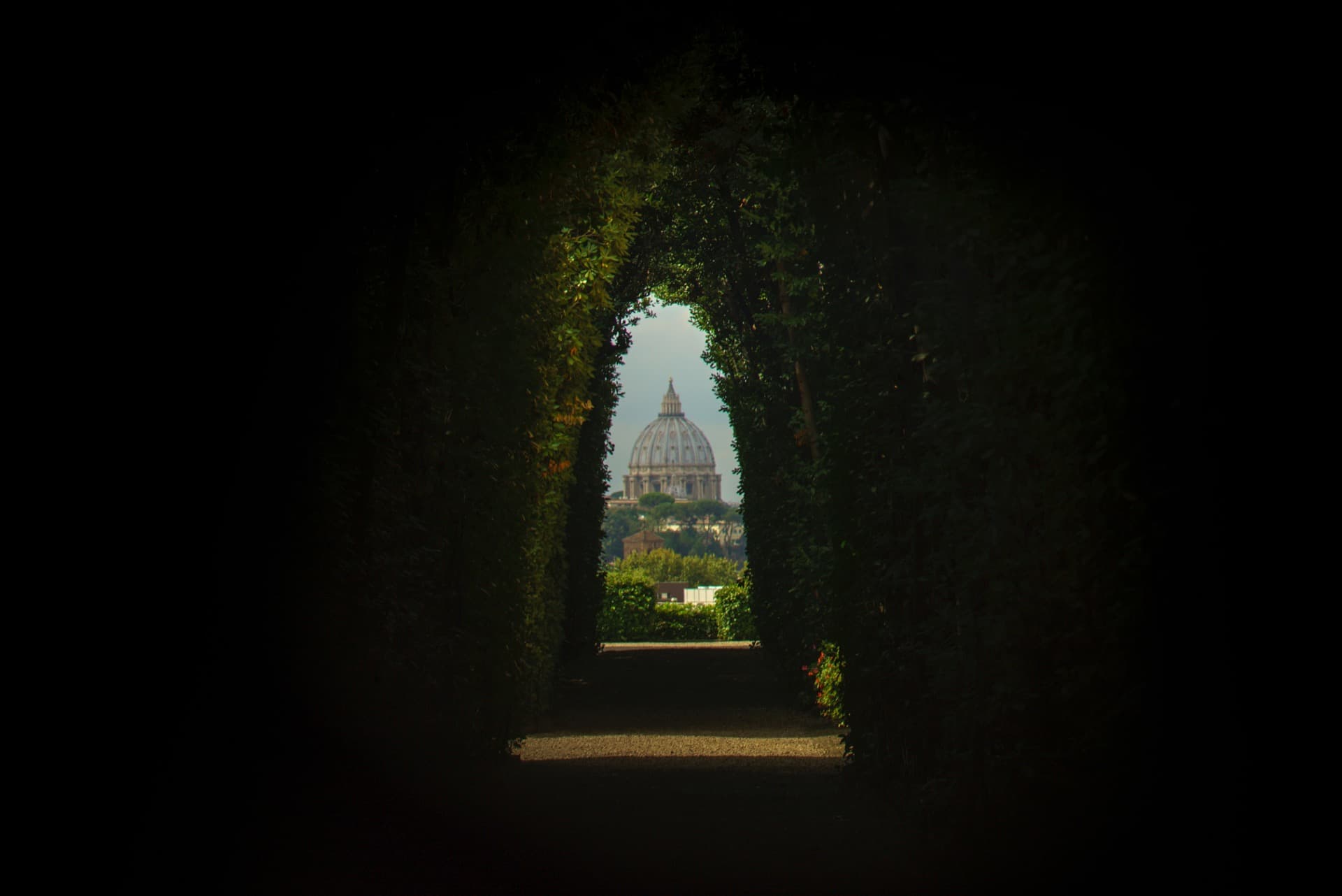Rome — Aventine Hill keyhole view