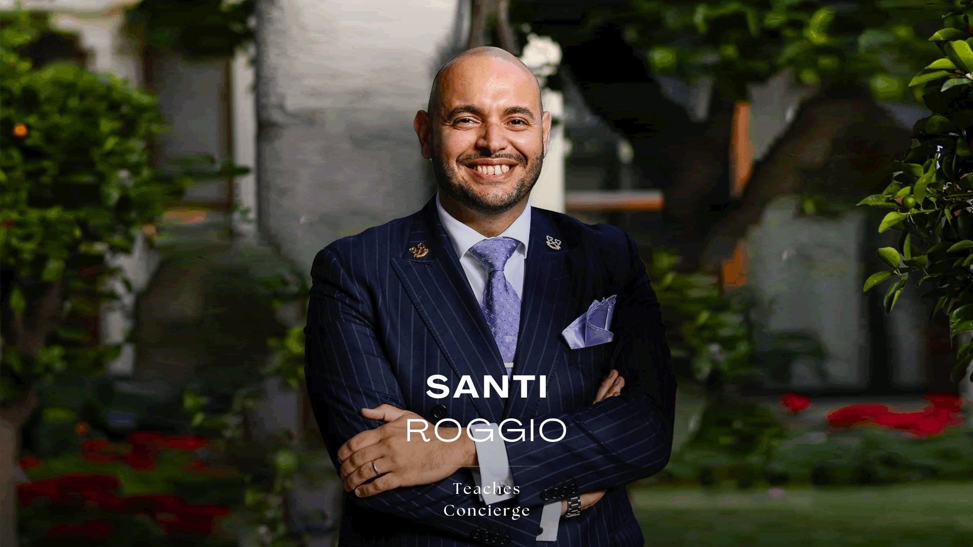 Santi Roggio, Head Concierge, Grand Hotel Timeo, a Belmond Hotel. Presidente FAIPA Chiavi d'Oro, Sicilia